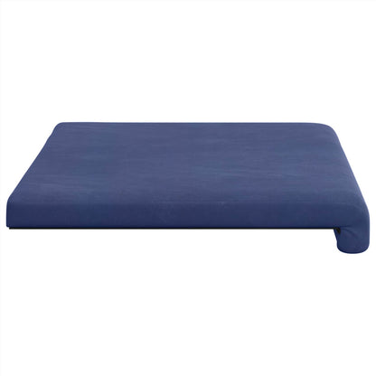 Bench Cushion Velvet Police Blue Depth 35 cm