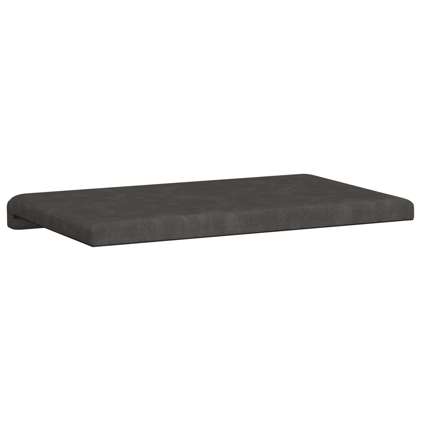 Bench Cushion Faux Leather Black Depth 35 cm