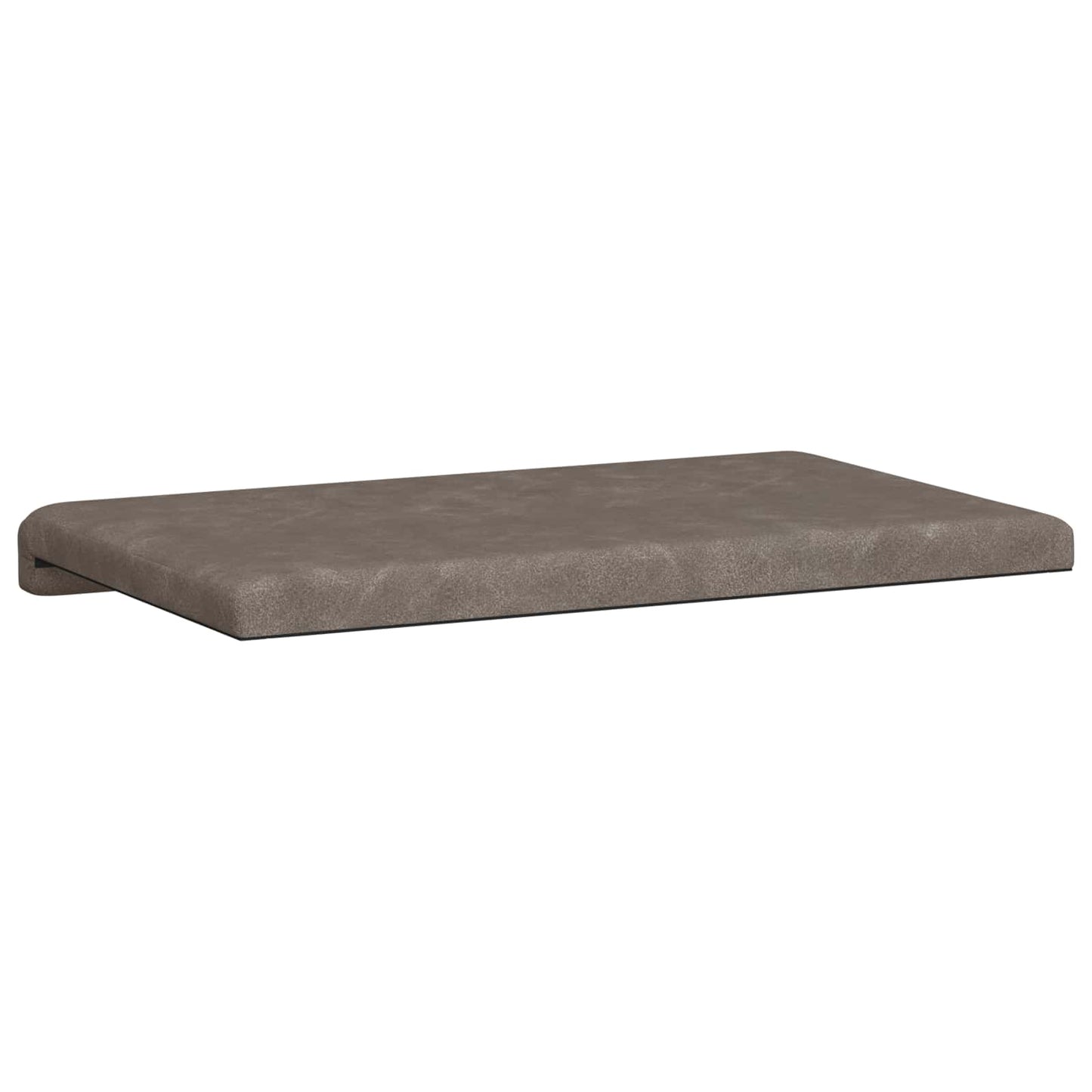 Bench Cushion Faux Leather Grey Depth 35 cm