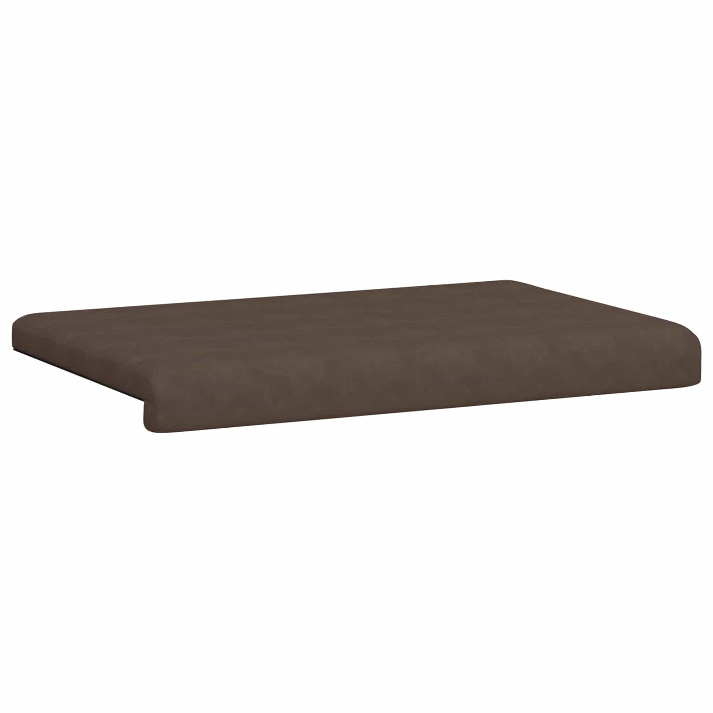 Bench Cushion Microfiber Brown Depth 35 cm