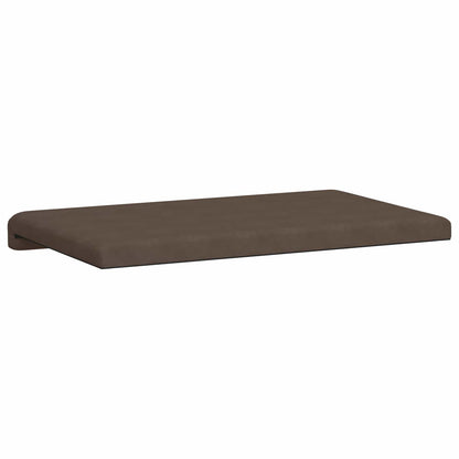 Bench Cushion Microfiber Brown Depth 35 cm