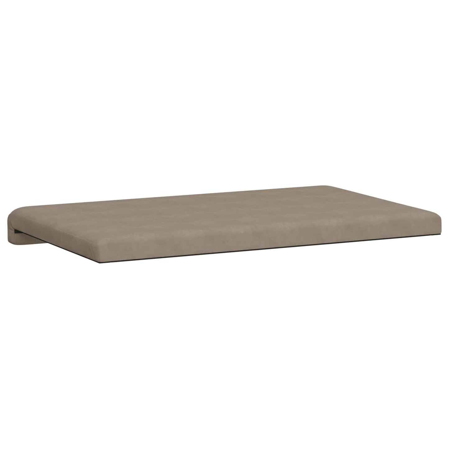 Bench Cushion Microfiber Taupe Depth 35 cm