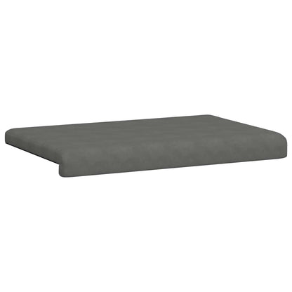 Bench Cushion Microfiber Dark Grey Depth 35 cm
