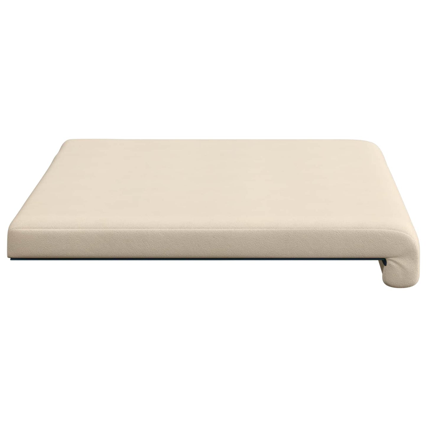 Bench Cushion Microfiber Beige Depth 35 cm