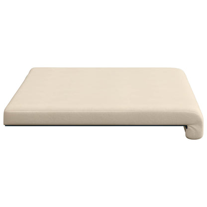 Bench Cushion Microfiber Beige Depth 35 cm