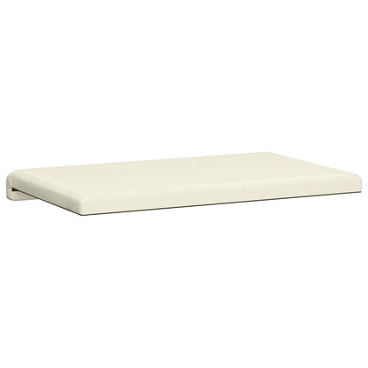 Bench Cushion Corduroy Cream Depth 35 cm