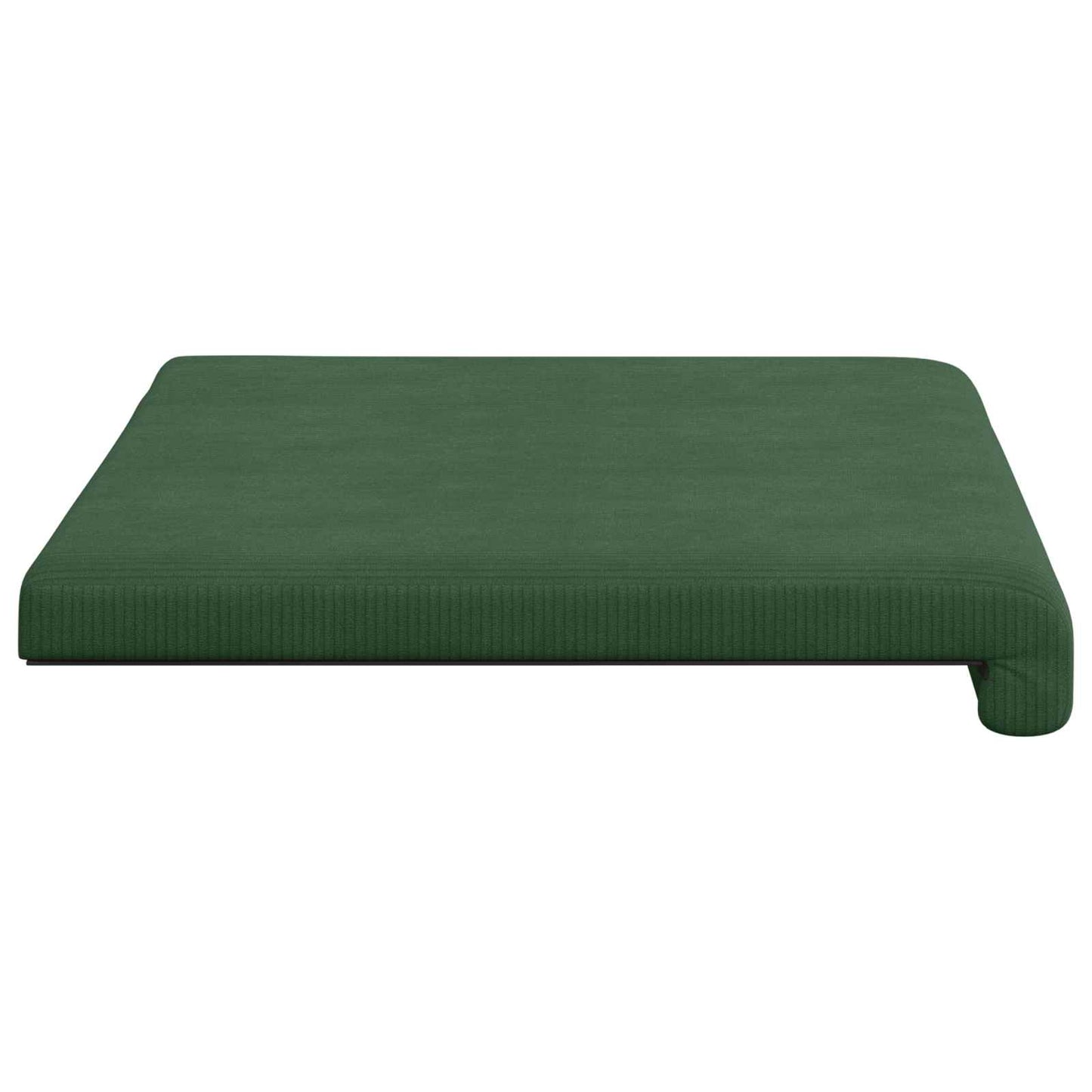 Bench Cushion Corduroy Dark Green Depth 35 cm