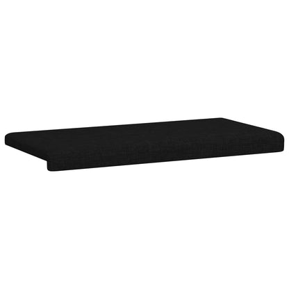 Bench Cushion Fabric Black Depth 35 cm