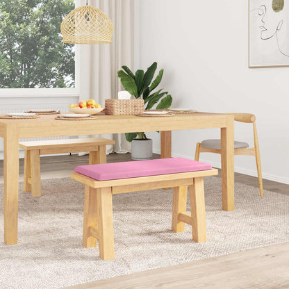 Bench Cushion Fabric Pink Depth 35 cm