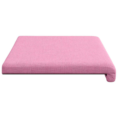 Bench Cushion Fabric Pink Depth 35 cm