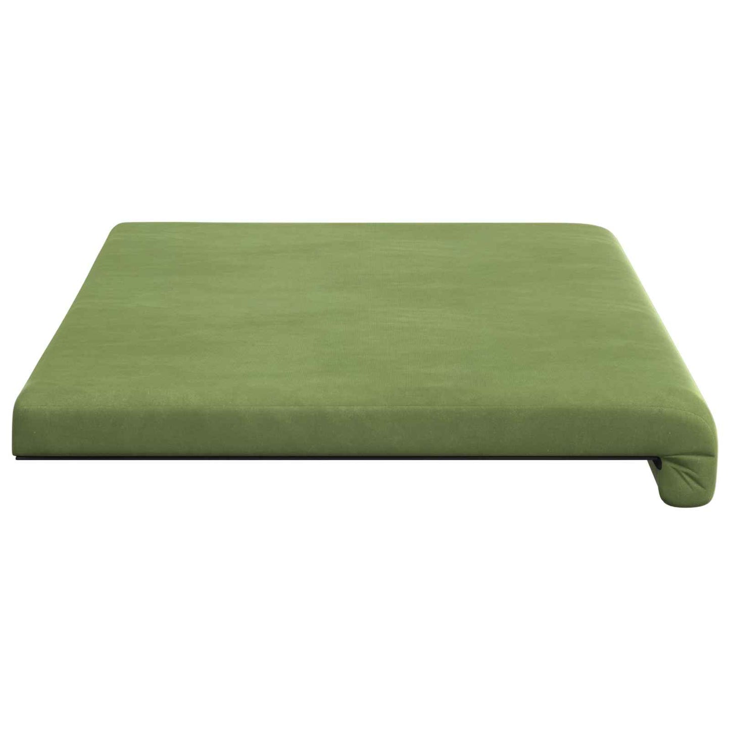 Bench Cushion Velvet Light Green Depth 35 cm