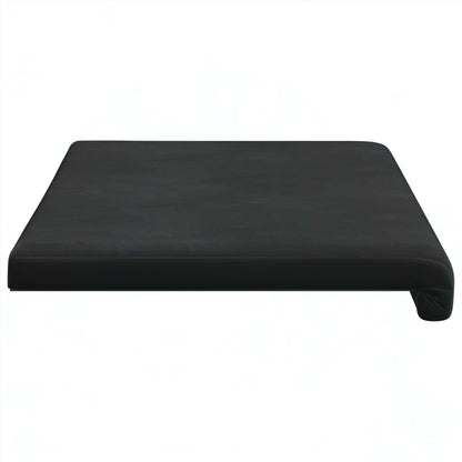 Bench Cushion Velvet Black Depth 35 cm