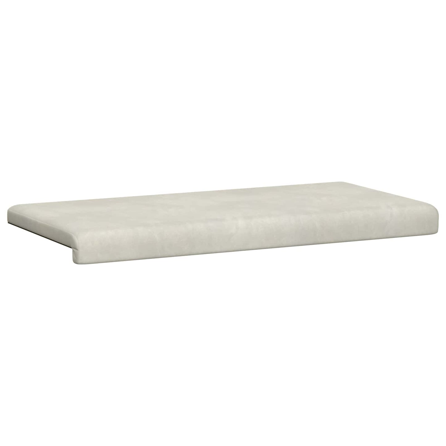 Bench Cushion Velvet Cream Depth 35 cm