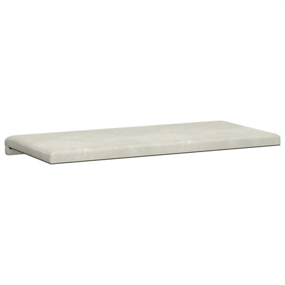 Bench Cushion Velvet Cream Depth 35 cm