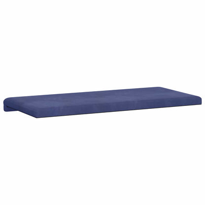 Bench Cushion Velvet Police Blue Depth 35 cm