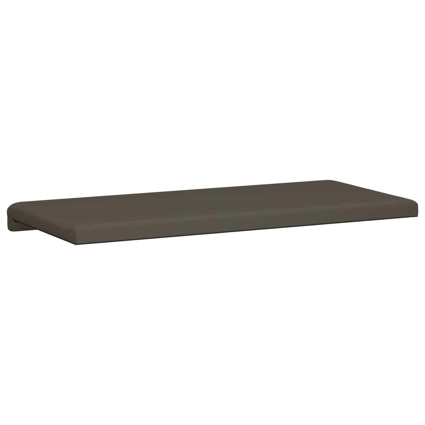 Bench Cushion Faux Leather Grey Depth 35 cm