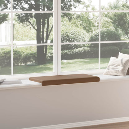 Bench Cushion Faux Leather Cappuccino Depth 35 cm