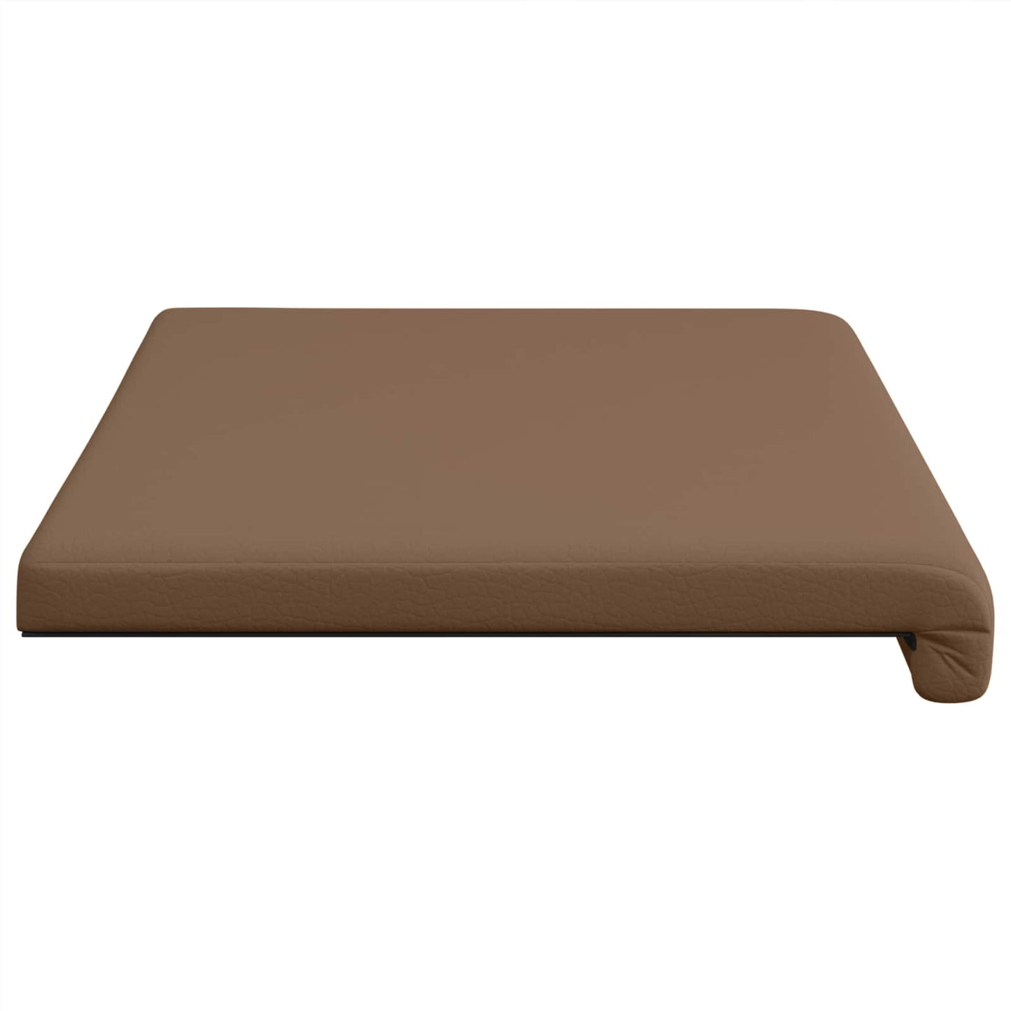 Bench Cushion Faux Leather Cappuccino Depth 35 cm