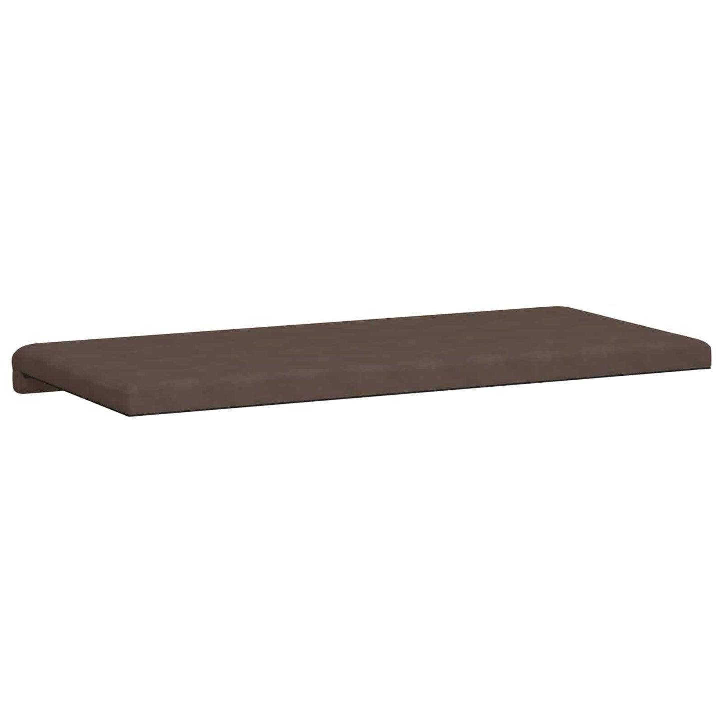 Bench Cushion Microfiber Brown Depth 35 cm