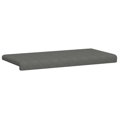 Bench Cushion Microfiber Dark Grey Depth 35 cm