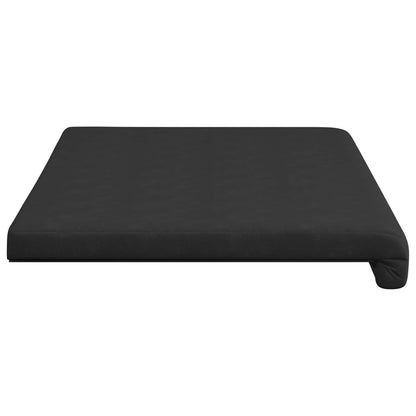 Bench Cushion Microfiber Black Depth 35 cm