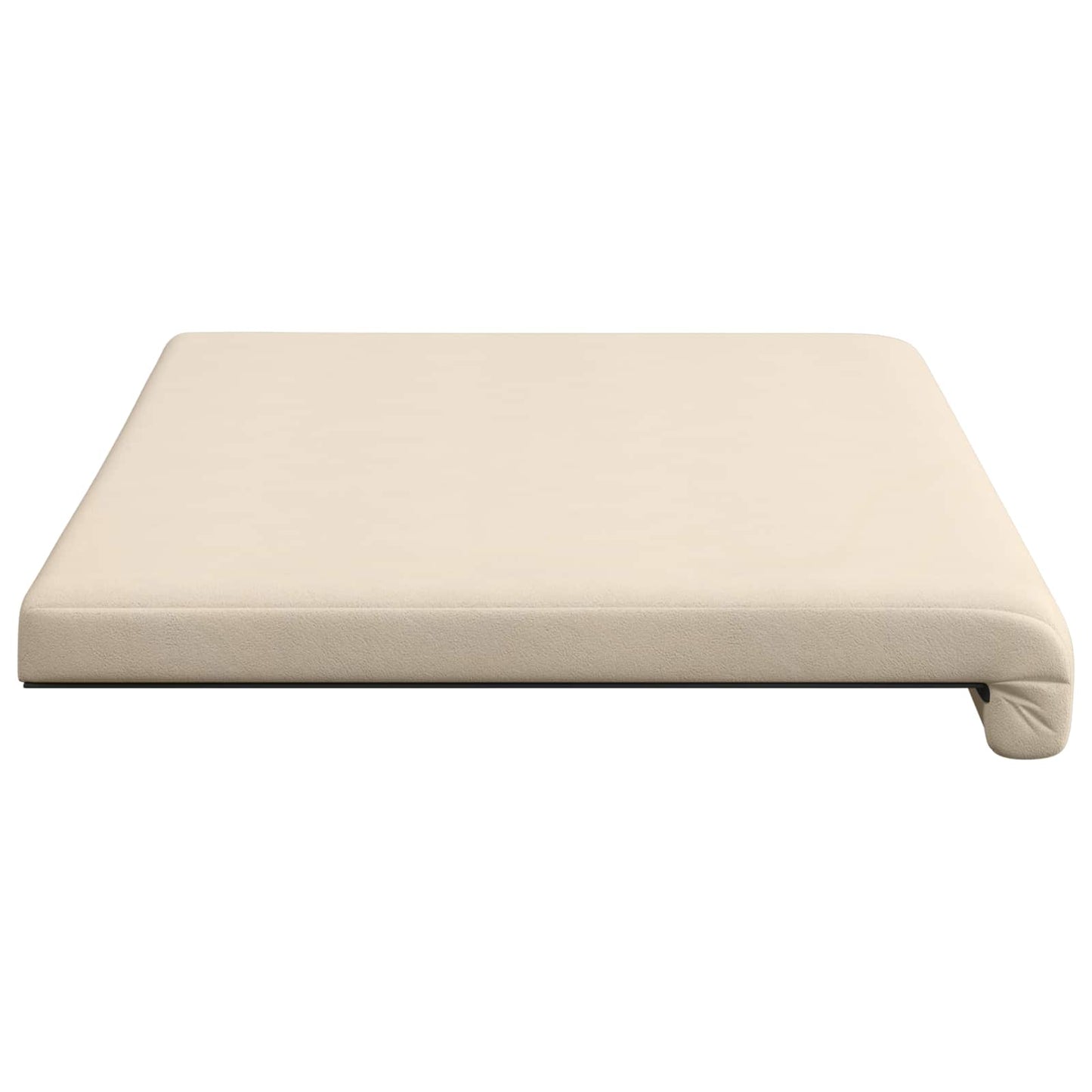 Bench Cushion Microfiber Beige Depth 35 cm