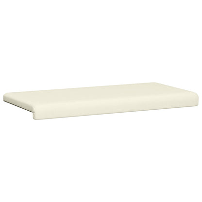 Bench Cushion Corduroy Cream Depth 35 cm