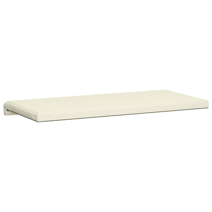 Bench Cushion Corduroy Cream Depth 35 cm