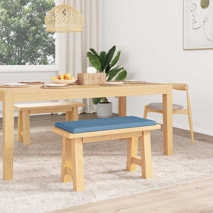 Bench Cushion Corduroy Blue Depth 35 cm