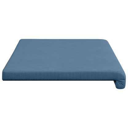 Bench Cushion Corduroy Blue Depth 35 cm