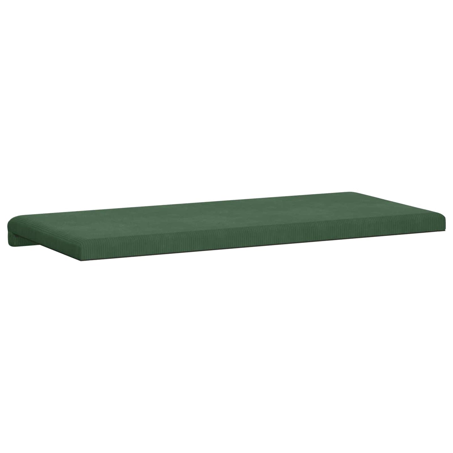 Bench Cushion Corduroy Dark Green Depth 35 cm