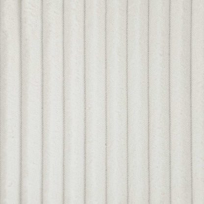 Bench Cushion Plush Corduroy Cream Depth 35 cm