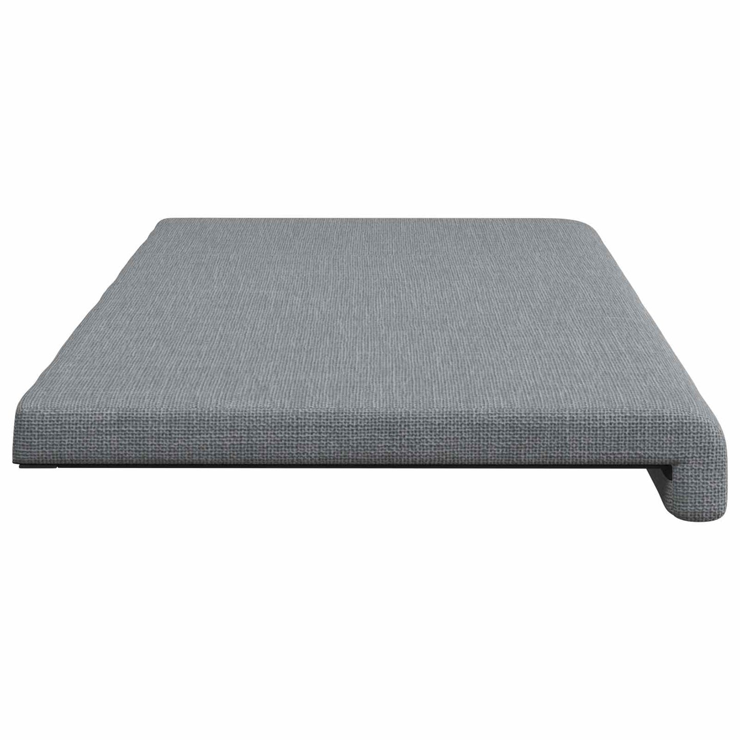 Bench Cushion Fabric Light Grey Depth 35 cm