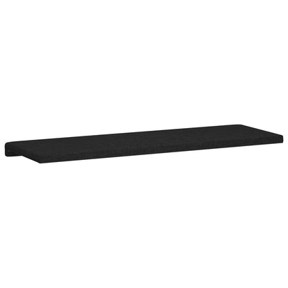 Bench Cushion Fabric Black Depth 35 cm