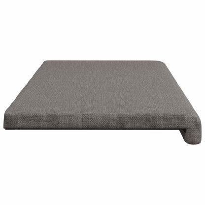 Bench Cushion Fabric Taupe Depth 35 cm
