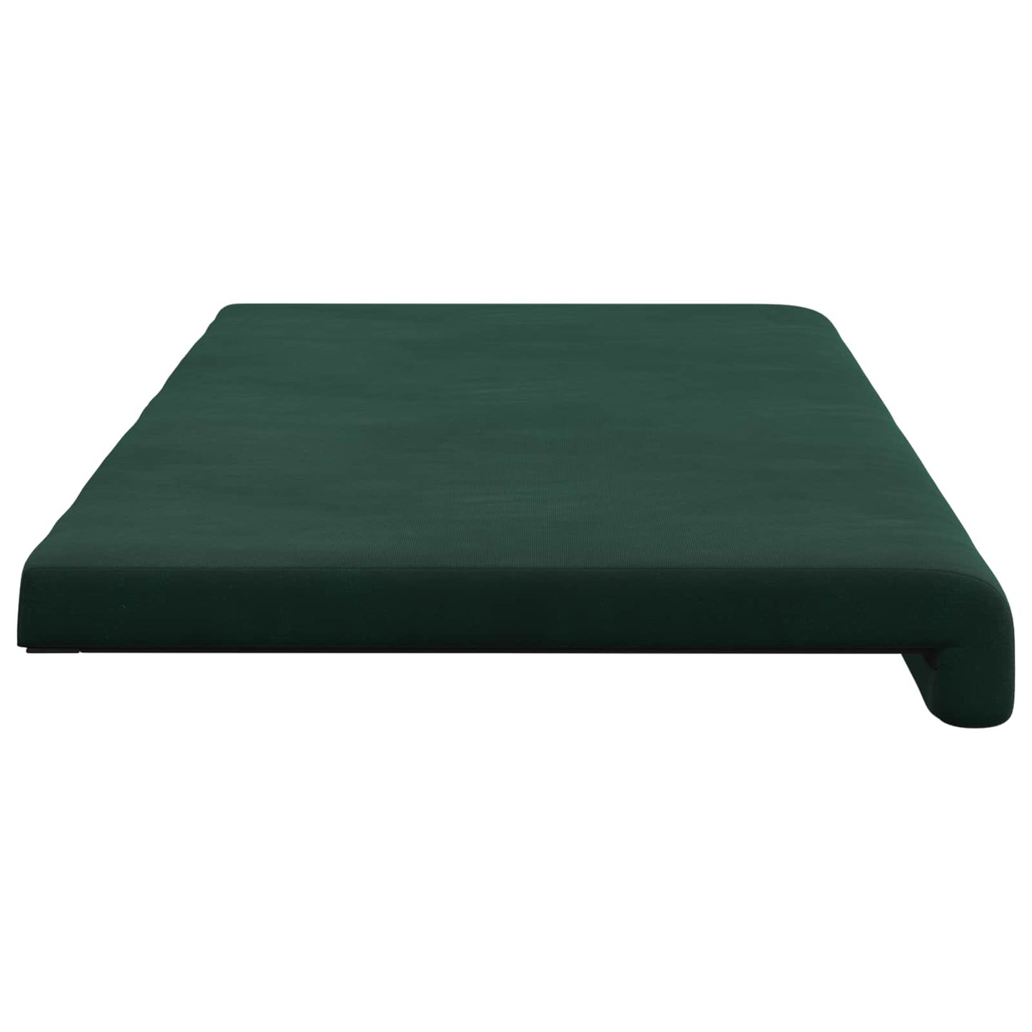 Bench Cushion Velvet Dark Green Depth 35 cm