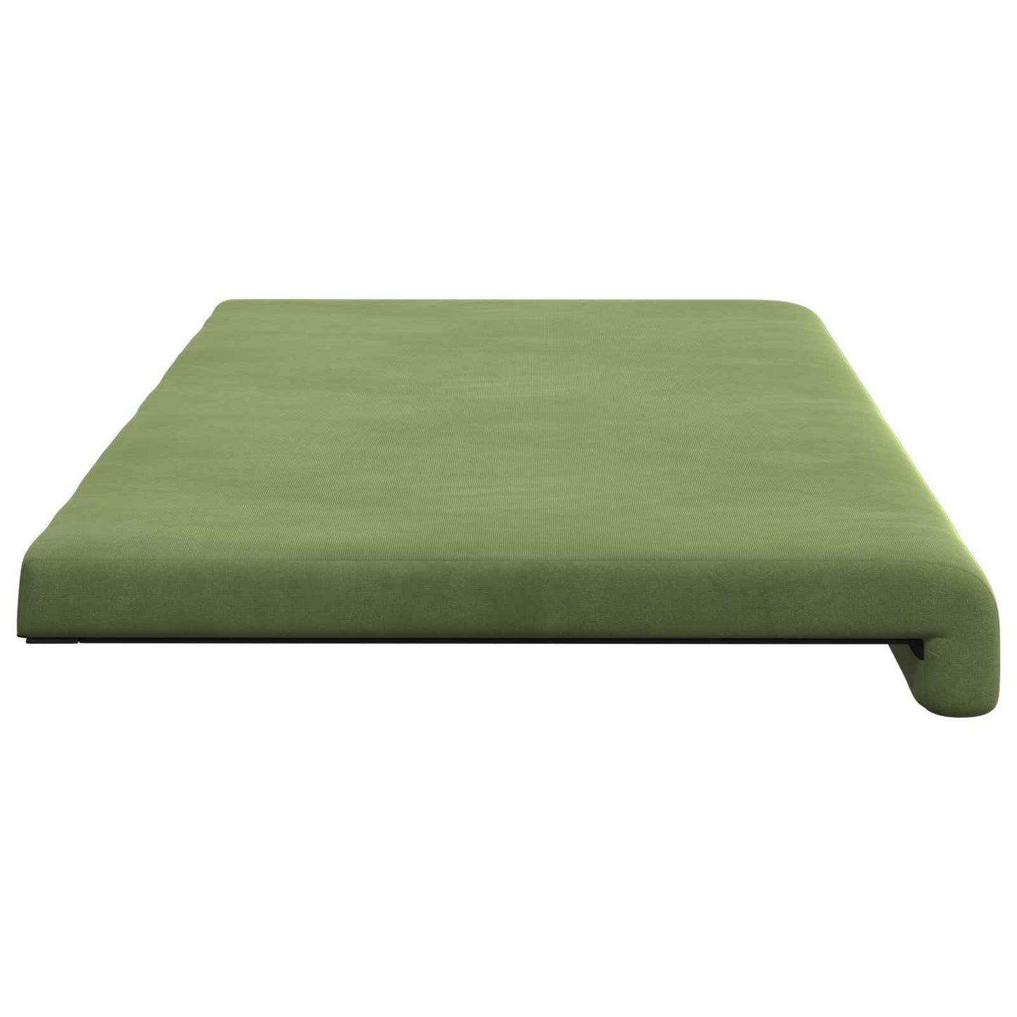 Bench Cushion Velvet Light Green Depth 35 cm
