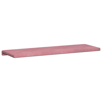 Bench Cushion Velvet Pink Depth 35 cm