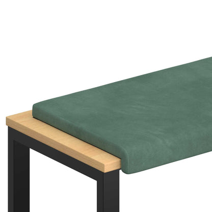 Bench Cushion Velvet Sea Green Depth 35 cm