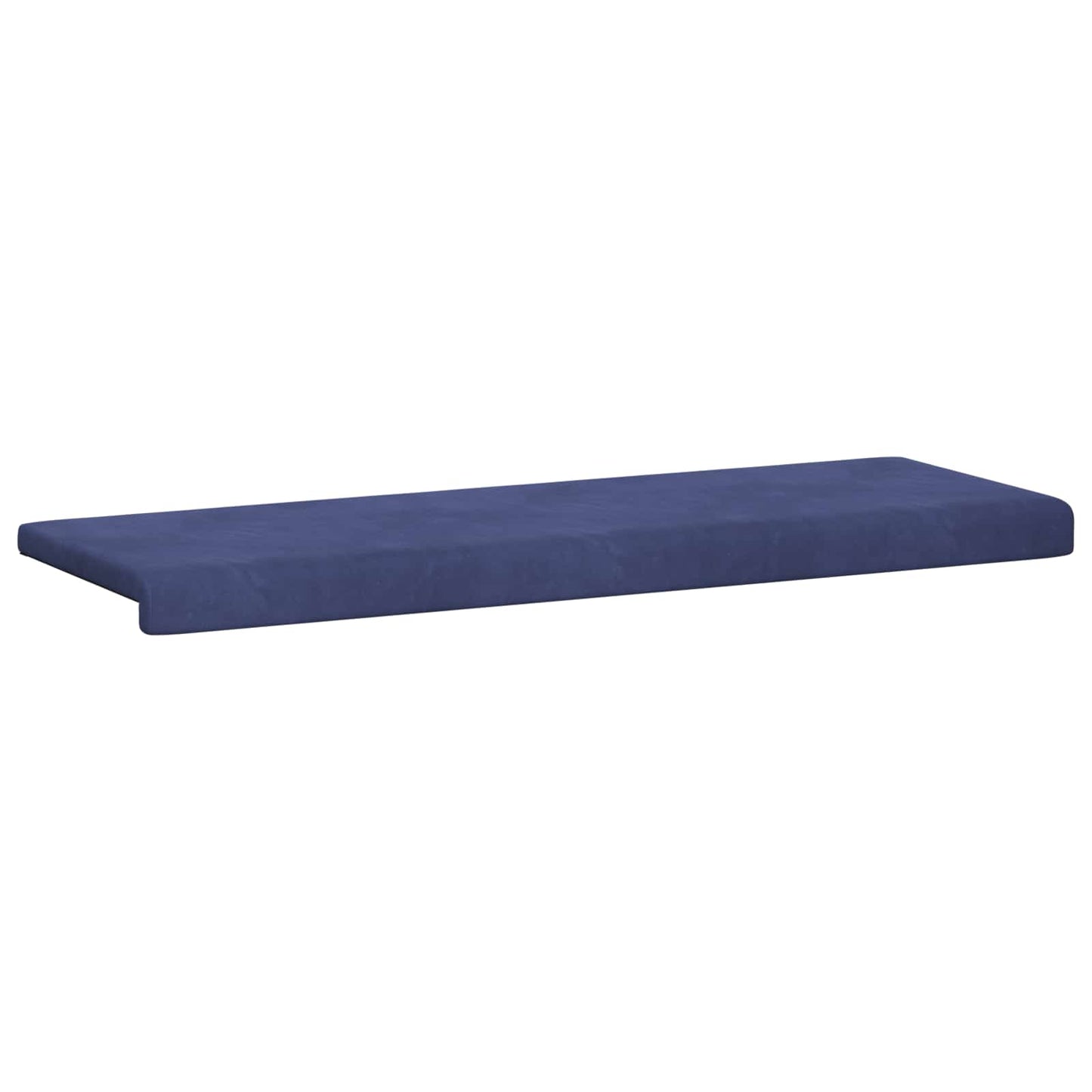 Bench Cushion Velvet Police Blue Depth 35 cm