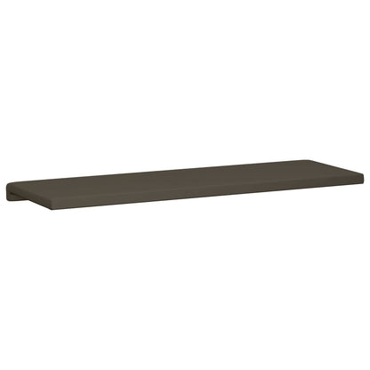 Bench Cushion Faux Leather Grey Depth 35 cm