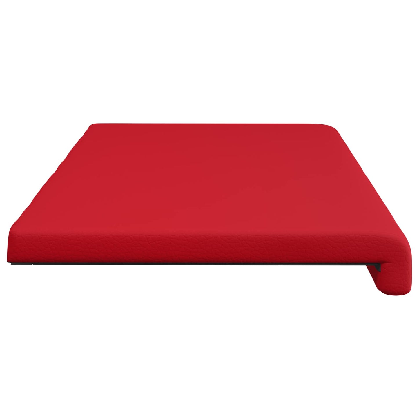 Bench Cushion Faux Leather Red Depth 35 cm