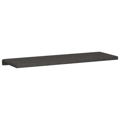 Bench Cushion Faux Leather Black Depth 35 cm