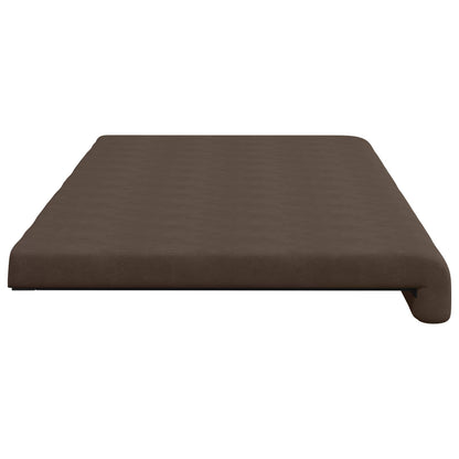 Bench Cushion Microfiber Brown Depth 35 cm
