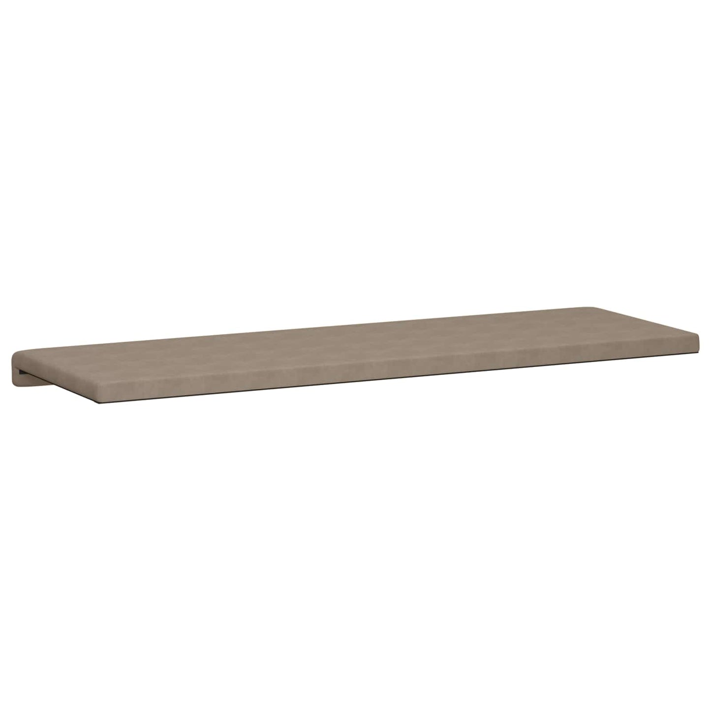 Bench Cushion Microfiber Taupe Depth 35 cm