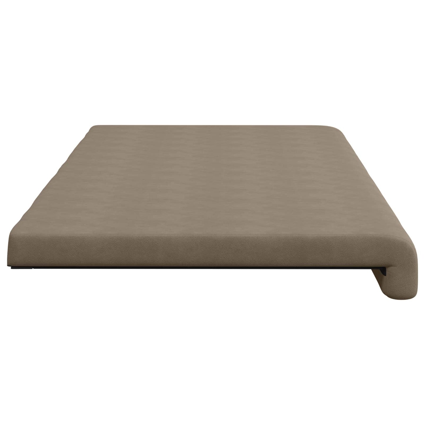 Bench Cushion Microfiber Taupe Depth 35 cm