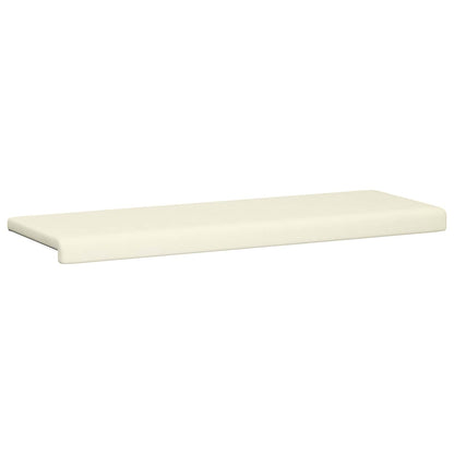 Bench Cushion Corduroy Cream Depth 35 cm