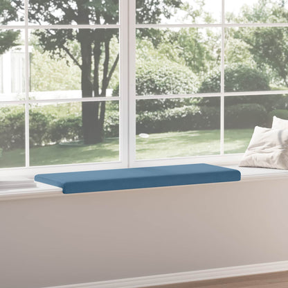 Bench Cushion Corduroy Blue Depth 35 cm
