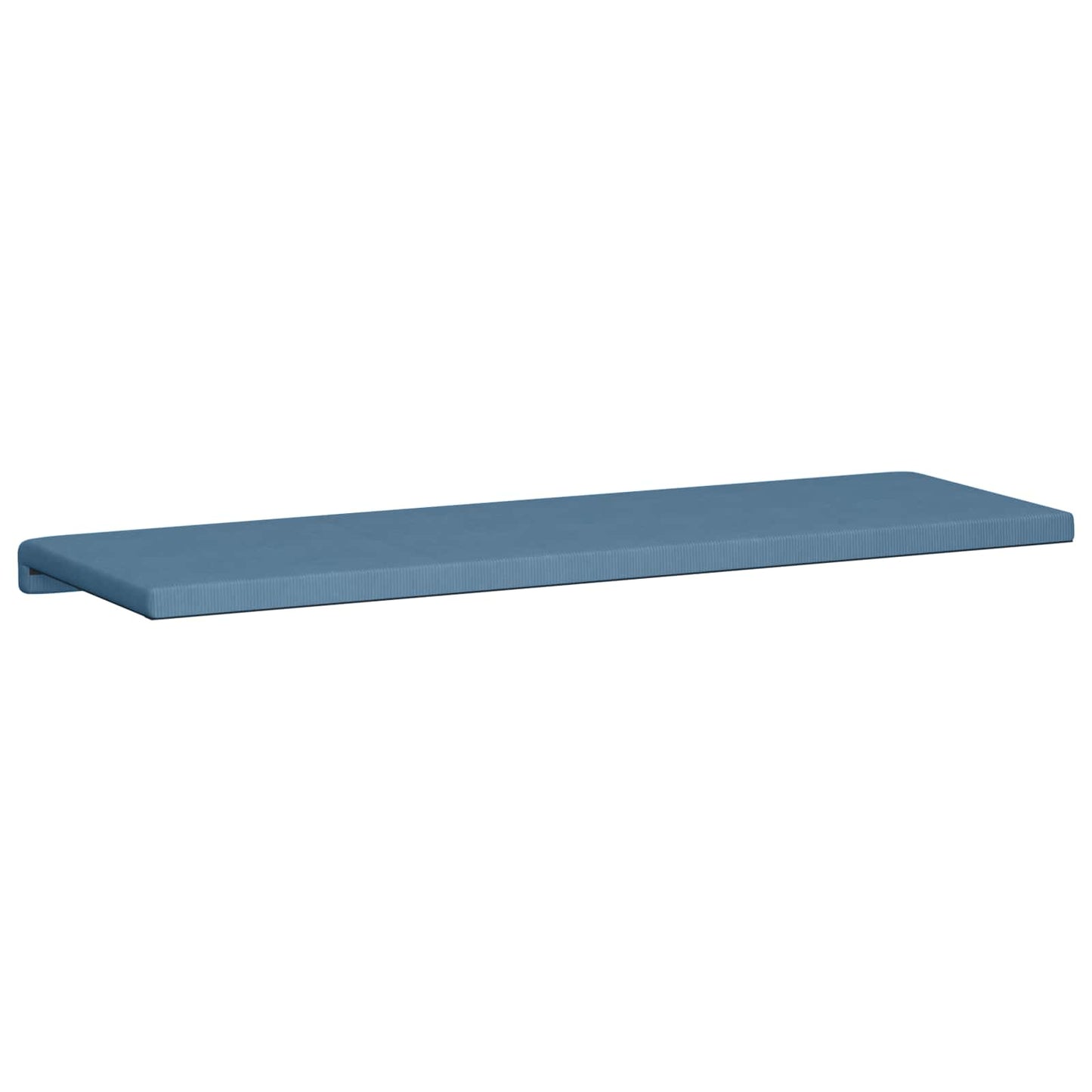 Bench Cushion Corduroy Blue Depth 35 cm