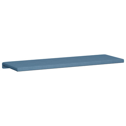 Bench Cushion Corduroy Blue Depth 35 cm